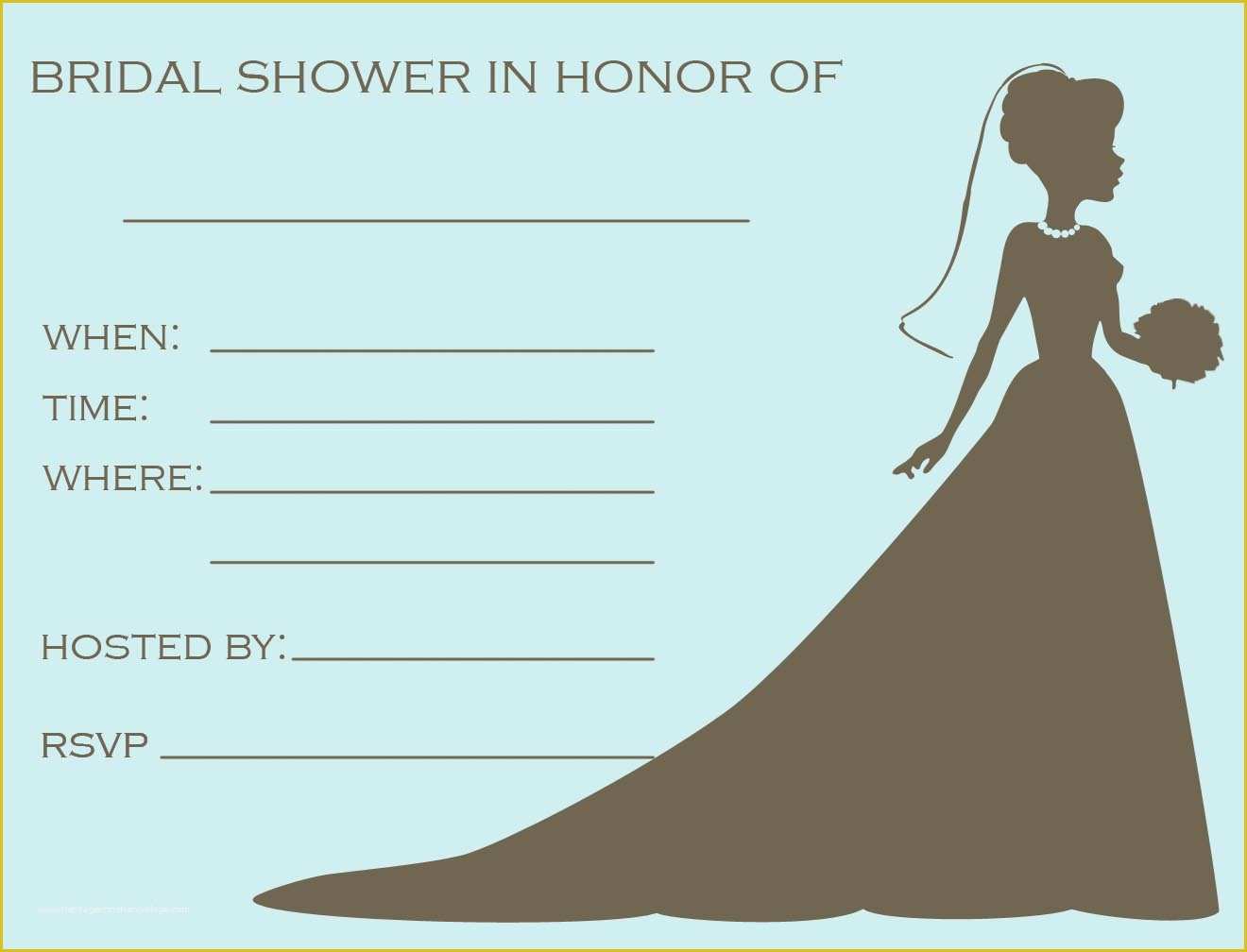 Free Bridal Shower Invitation Templates Downloads Of 12 Mesmerizing Free Bridal Shower Flyer Templates Demplates