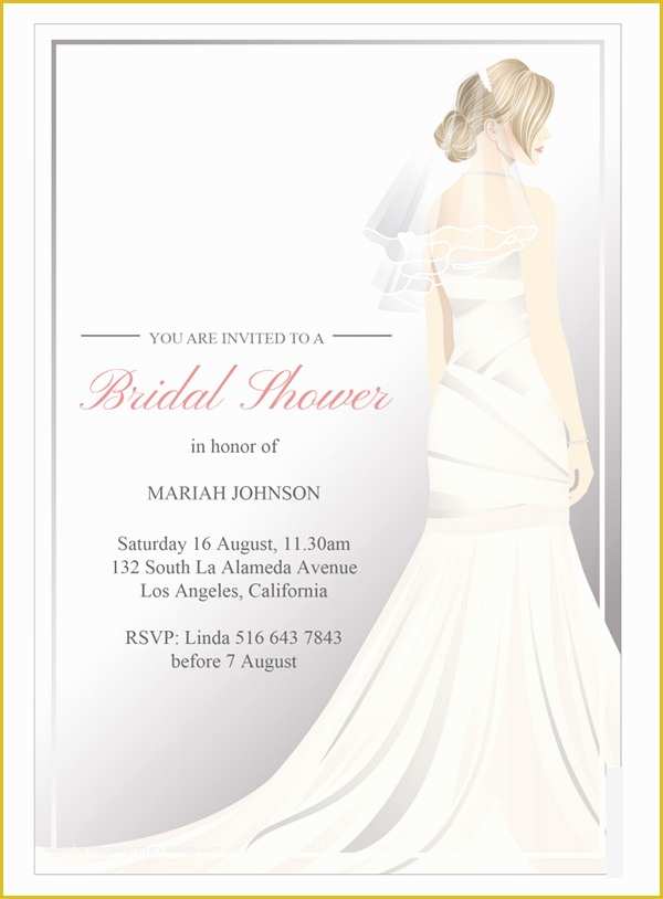 Free Bridal Shower Invitation Templates Downloads Of 25 Bridal Shower Invitation Templates Download Free