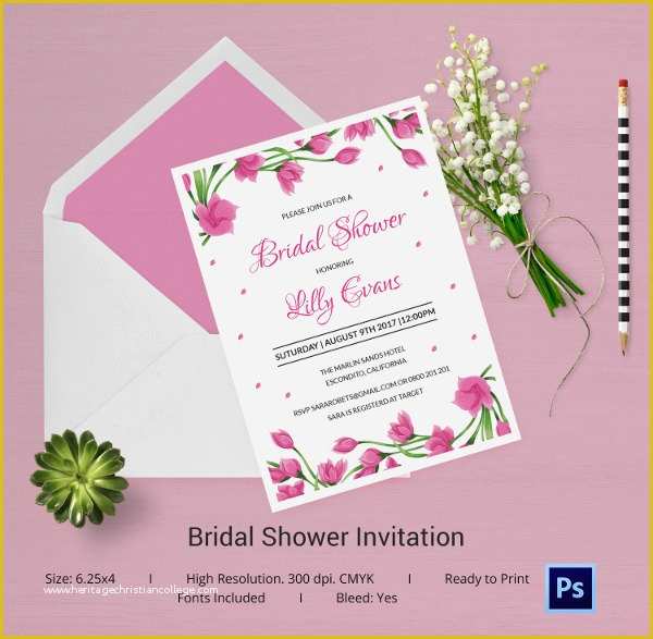 Free Bridal Shower Invitation Templates Downloads Of 25 Bridal Shower Invitations Templates