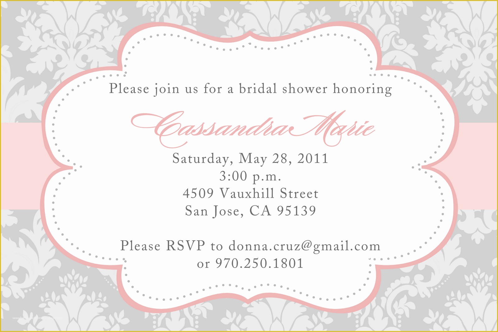 Free Bridal Shower Invitation Templates Downloads Of Bridal Shower Invitation Templates Free Download