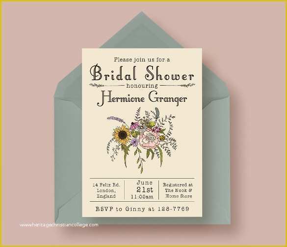 Free Bridal Shower Invitation Templates for Word Of 25 Bridal Shower Invitation Templates Download Free