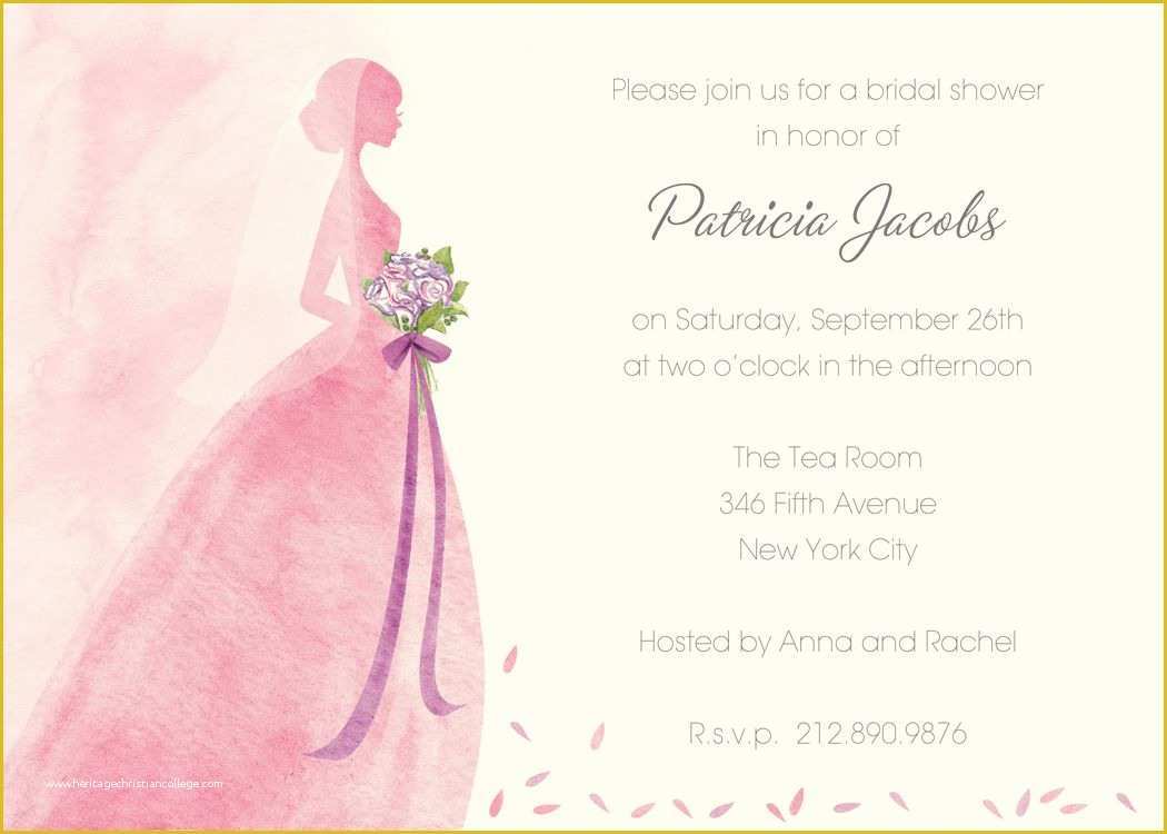 Free Bridal Shower Invitation Templates for Word Of Bridal Shower Invitation Templates Bridal Shower