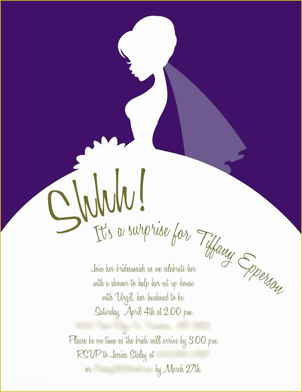 Free Bridal Shower Invitation Templates For Word Of Bridal Shower 