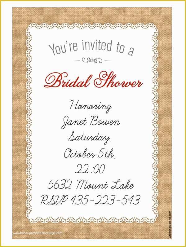 Free Bridal Shower Invitation Templates for Word Of Free Bridal Shower Invitation Templates for Word Matik for