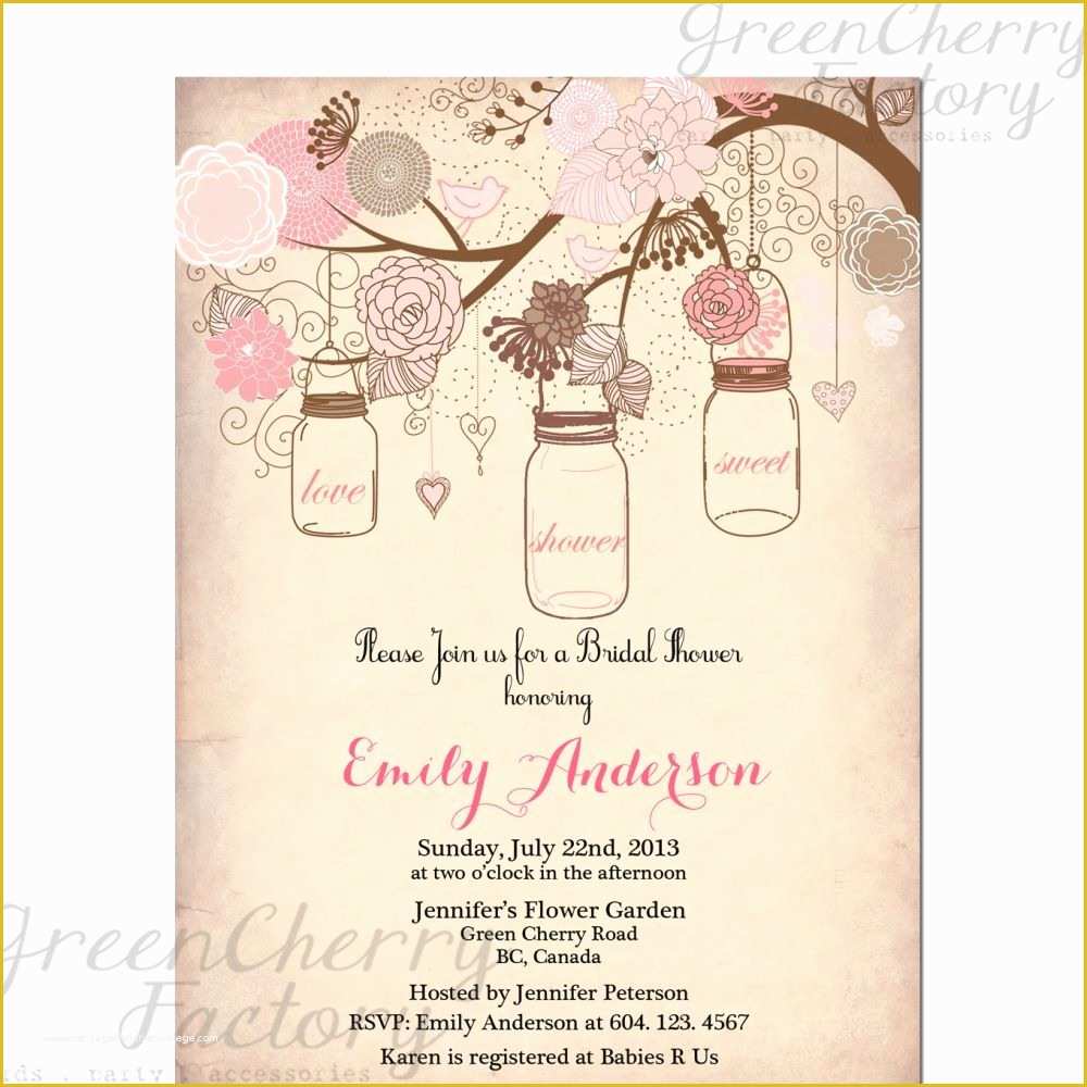 Free Bridal Shower Invitation Templates for Word Of Vintage Bridal Shower Invitation Templates Free