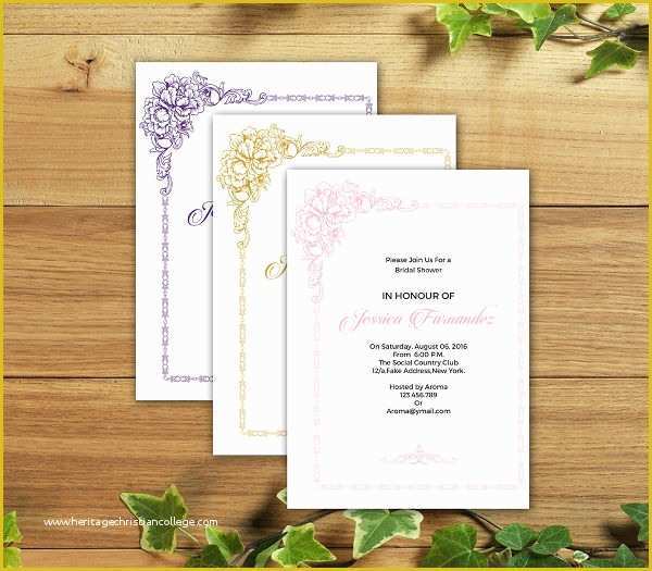 Free Bridal Shower Invitation Templates Of 11 Bridal Shower Invitation Templates