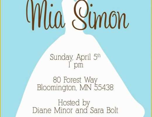 Free Bridal Shower Invitation Templates Of 25 Best Ideas About Bridal Shower Invitations On