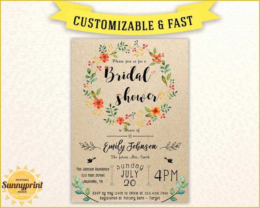 Free Bridal Shower Invitation Templates Of Bridal Shower Invites Bridal Shower Vintage Bridal