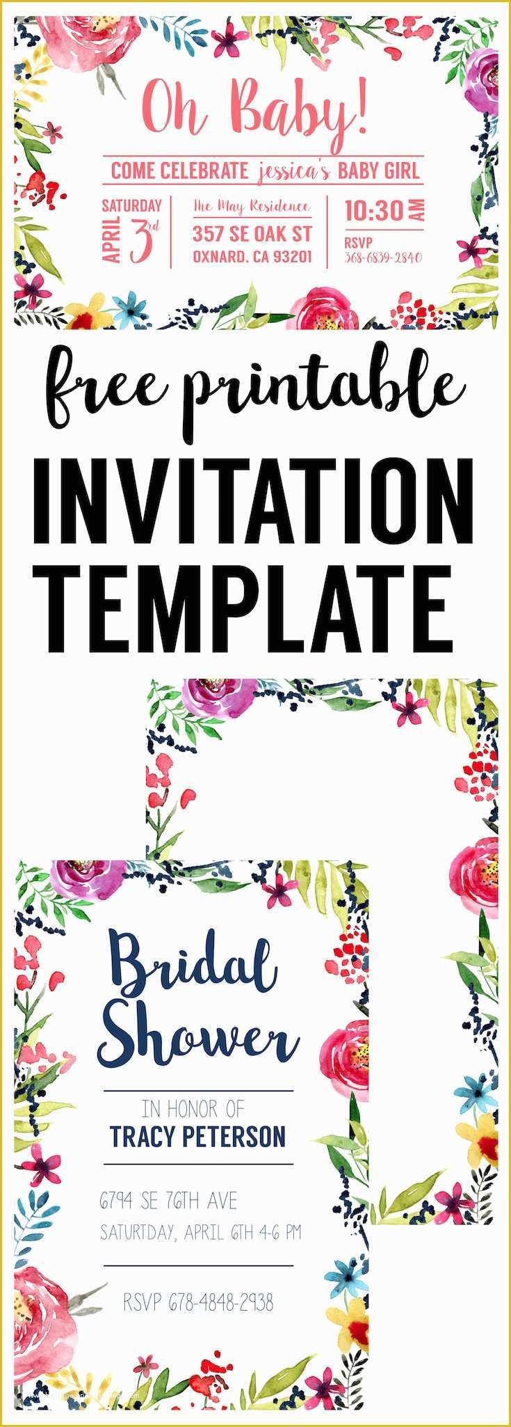 free-bridal-shower-invitation-templates-of-floral-borders-invitations