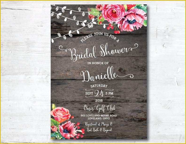 Free Bridal Shower Invitation Templates Of Free Wedding Shower Invitation Templates