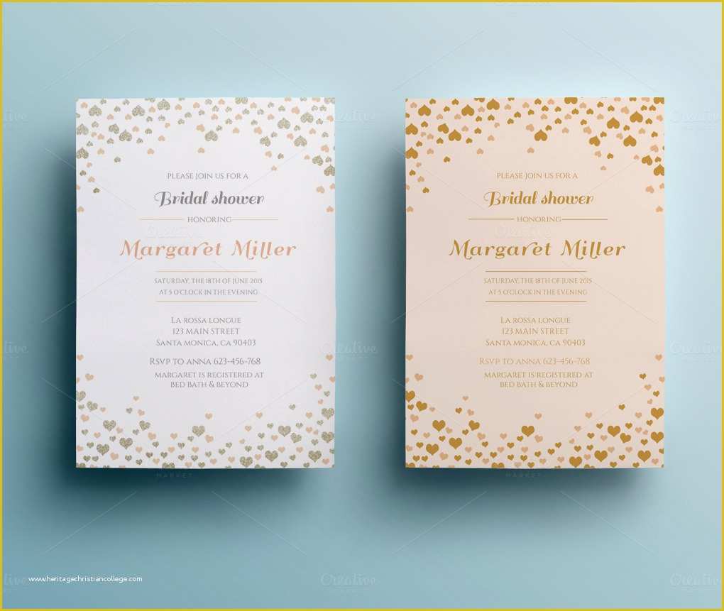 Free Bridal Shower Invitation Templates Photoshop Of Confetti Bridal Shower Invitation Invitation Templates