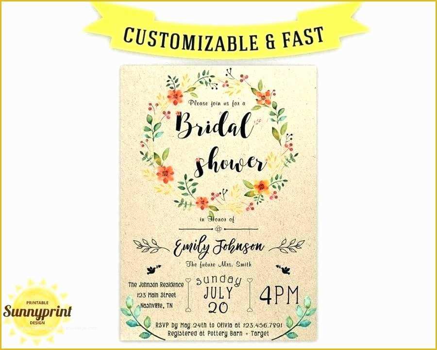 Free Bridal Shower Invitation Templates Photoshop Of Free Bridal Shower Invitation Templates – Allerleinettub