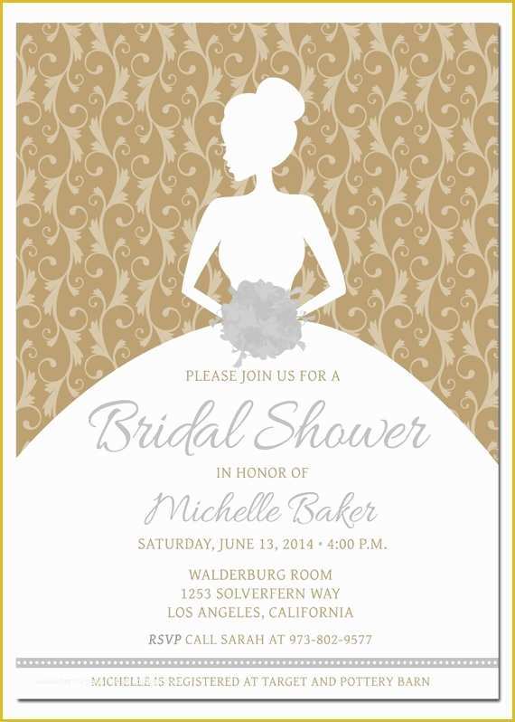 Free Bridal Shower Invitation Templates Photoshop Of Printable Diy Bridal Shower Invitation Template with