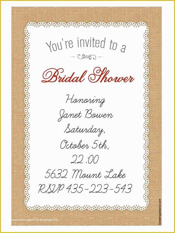 Free Bridal Shower Templates Of 22 Free Bridal Shower Printable Invitations