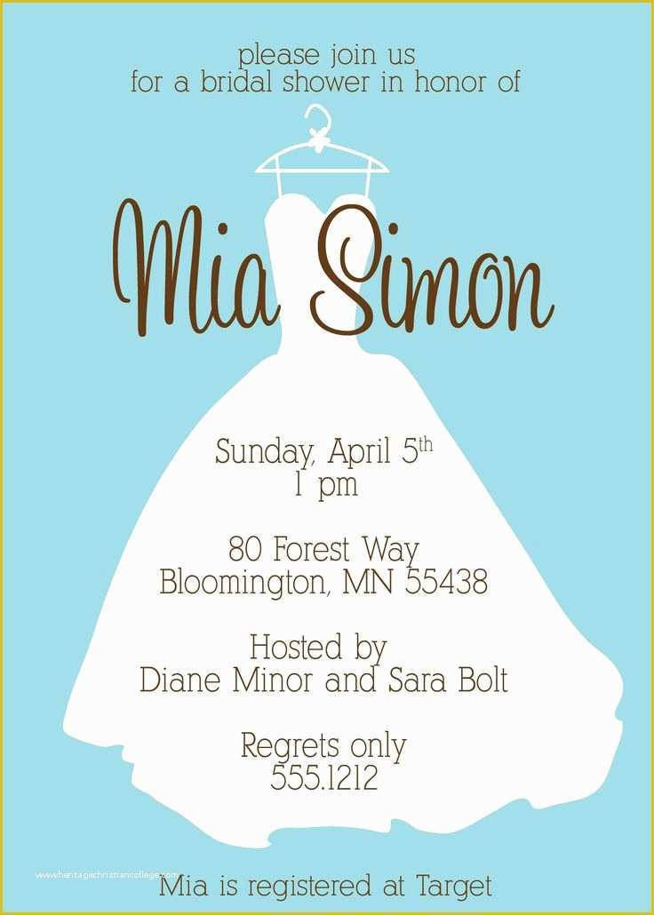 Free Bridal Shower Templates Of 25 Best Ideas About Bridal Shower Invitations On