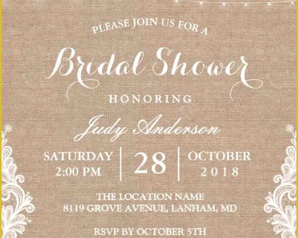 Free Bridal Shower Templates Of 26 Free Bridal Shower Invitations Psd Eps