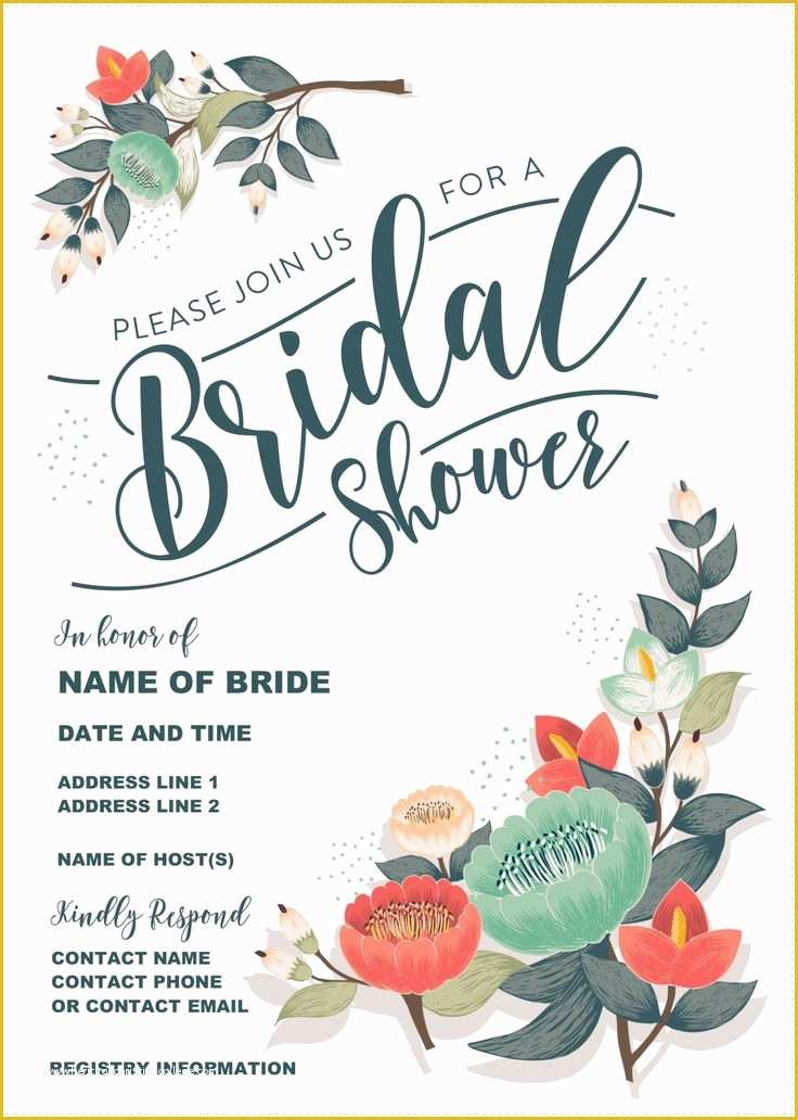 Free Bridal Shower Templates Of Best 25 Diy Wedding Shower Invitations Ideas On Pinterest