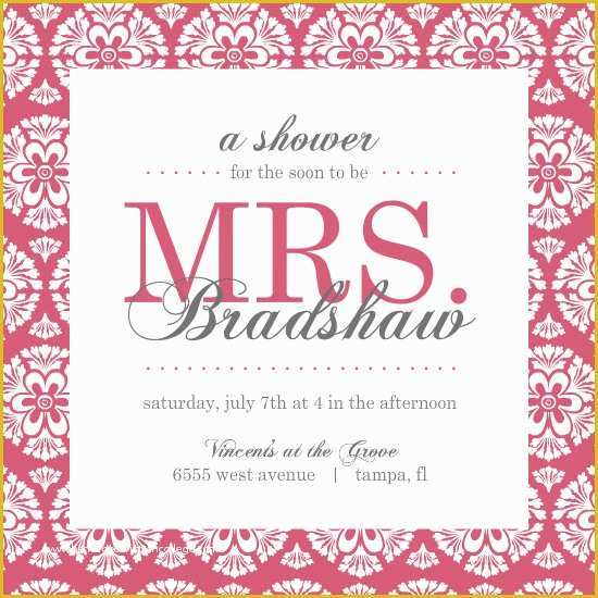 Free Bridal Shower Templates Of Bridal Shower Invitation Template Free Western