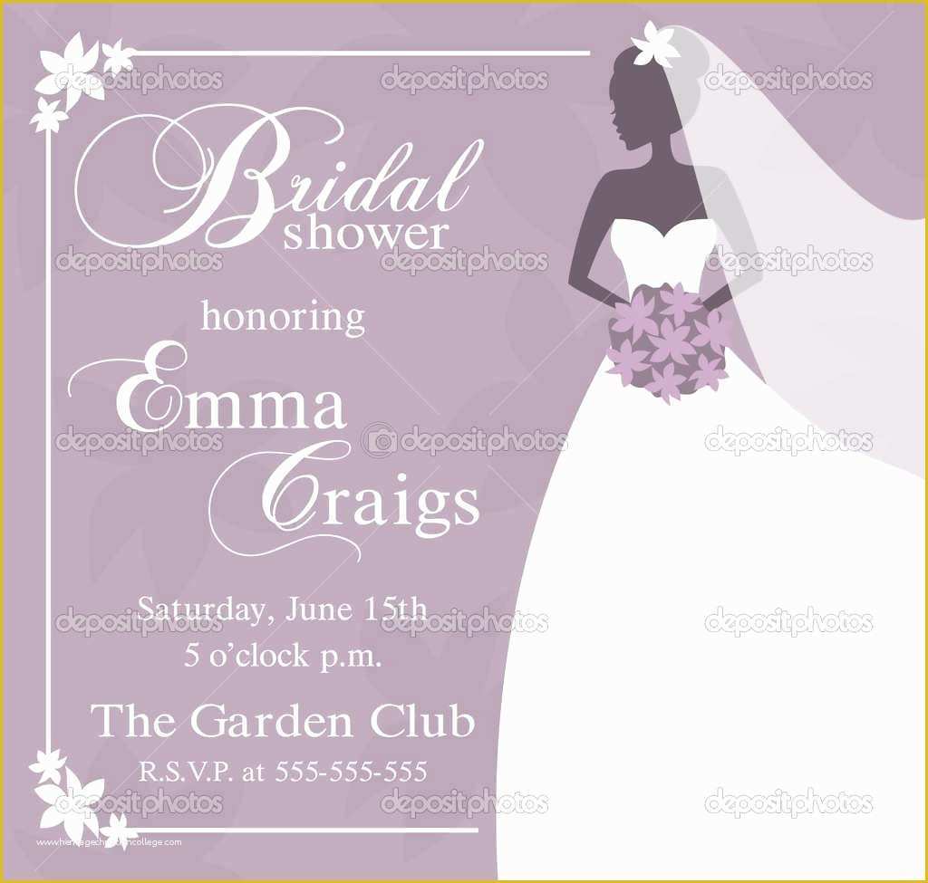 Free Bridal Shower Templates Of Bridal Shower Invitation Template
