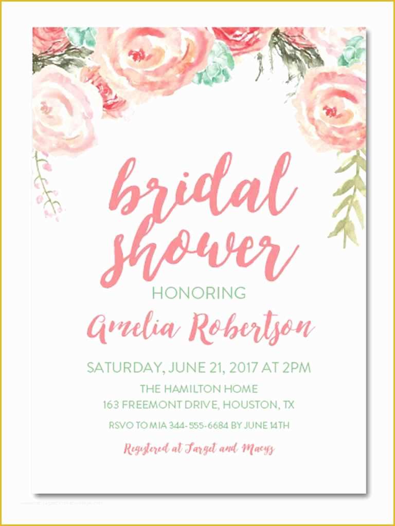 Free Bridal Shower Templates Of Printable Bridal Shower Invitations You Can Diy