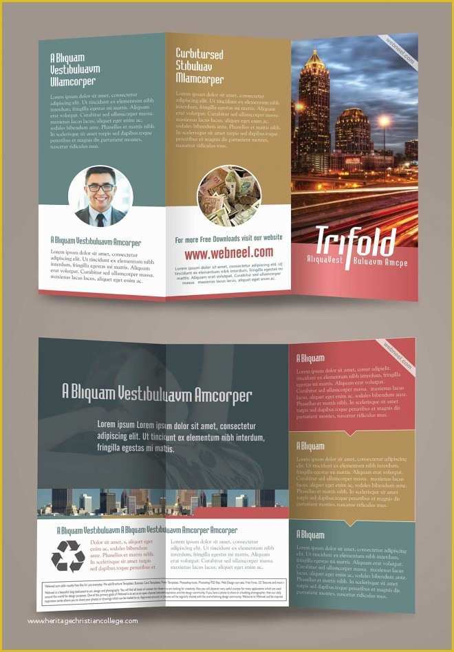 Free Brochure Design Templates Of 15 Free Corporate Bifold and Trifold Brochure Templates