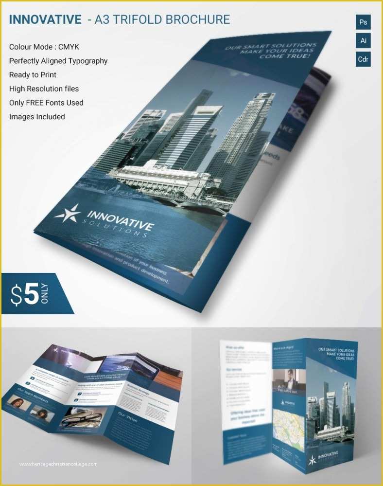 Free Brochure Design Templates Of 20 Best Free and Premium Corporate Brochure Templates