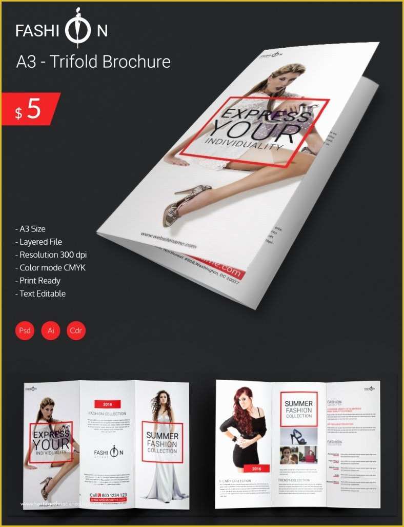 Free Brochure Design Templates Of Tri Fold Brochure Template – 45 Free Word Pdf Psd Eps