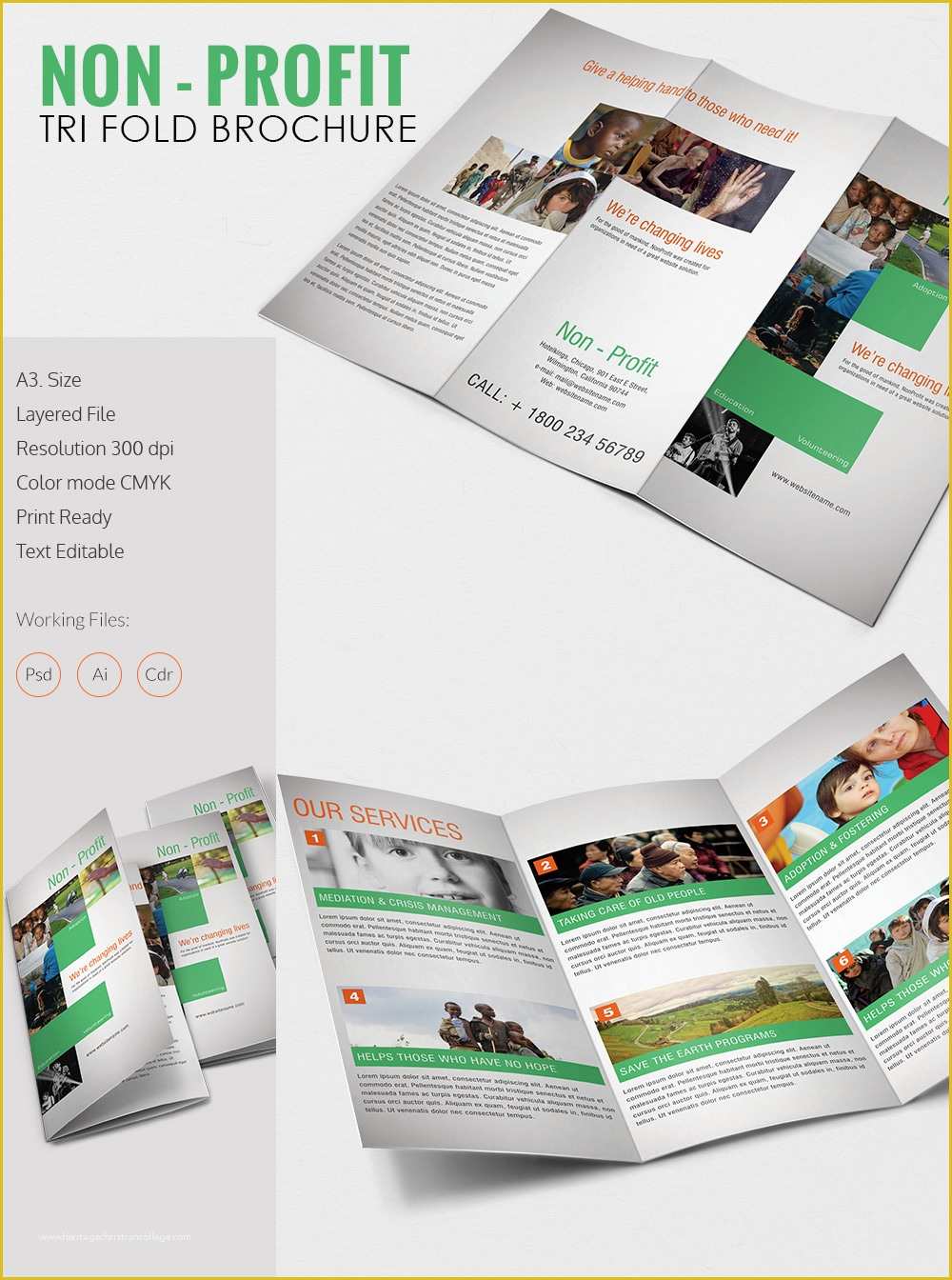 Free Brochure Design Templates Of Tri Fold Brochure Template – 45 Free Word Pdf Psd Eps