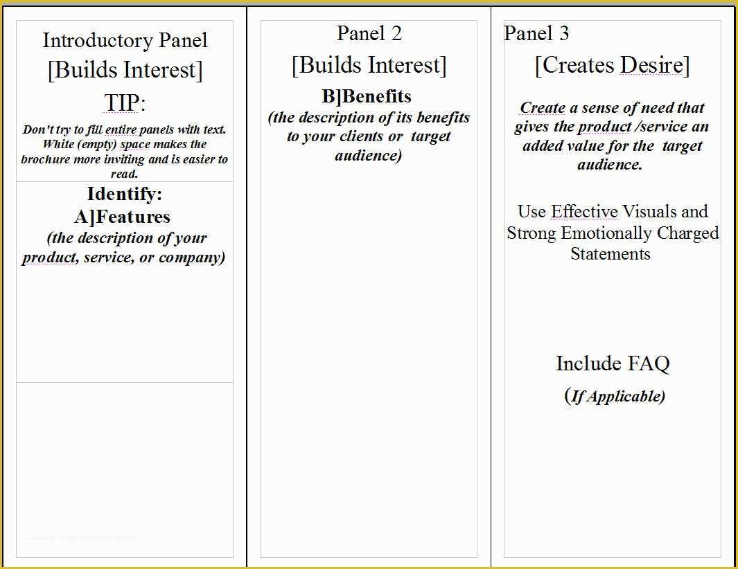 Free Brochure Templates for Students Of Aida for Brochures