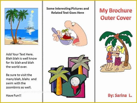 Free Brochure Templates for Students Of Brochure Examples for Students