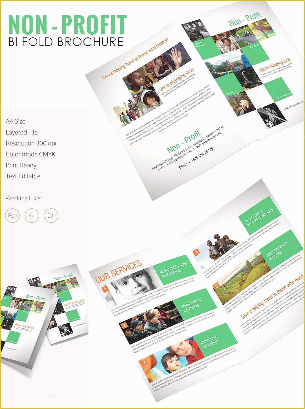 Free Brochure Templates for Word Of Bi Fold Brochure Template Word Mughals