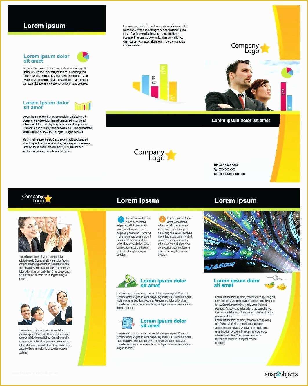 Free Brochure Templates for Word Of Free Business Flyer Templates for Microsoft Word – Free