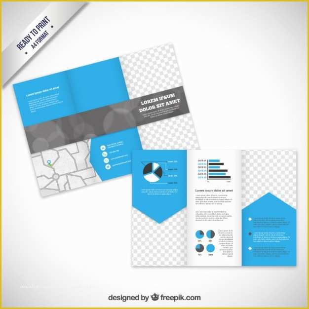 Free Brochure Templates Of Brochure Template In Modern Style Vector