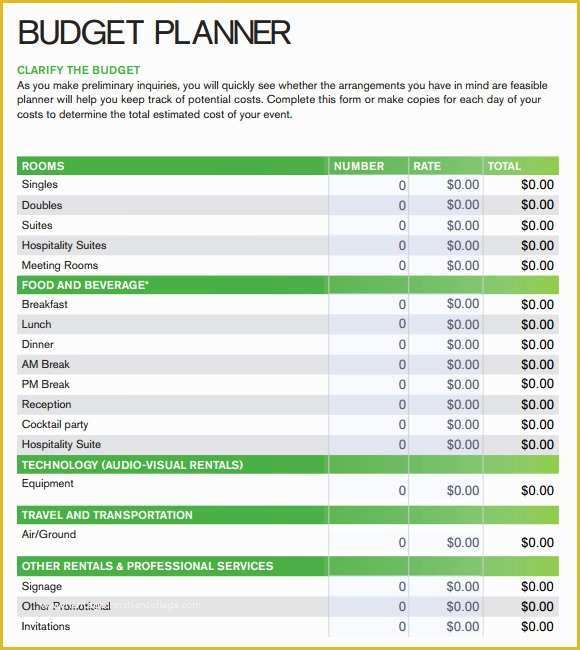Free Budget Planner Template Of 7 Bud Planner Templates – Free Samples Examples