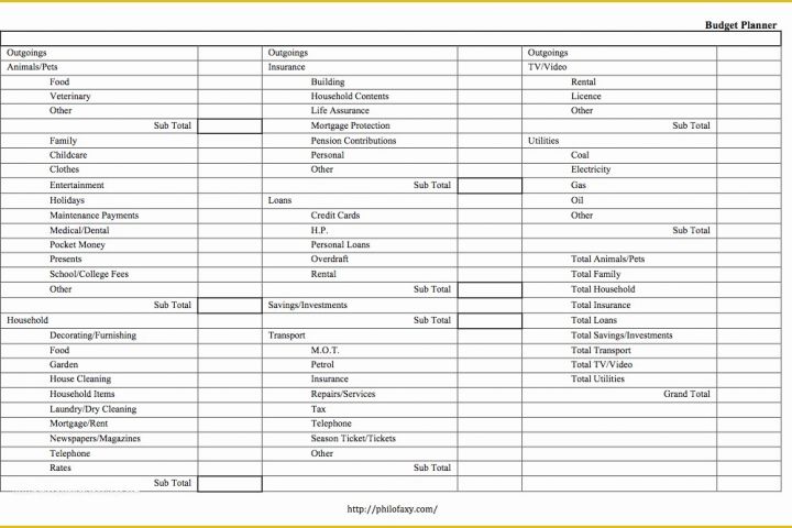 Free Budget Planner Template Of Philofaxy Bud Planner Template