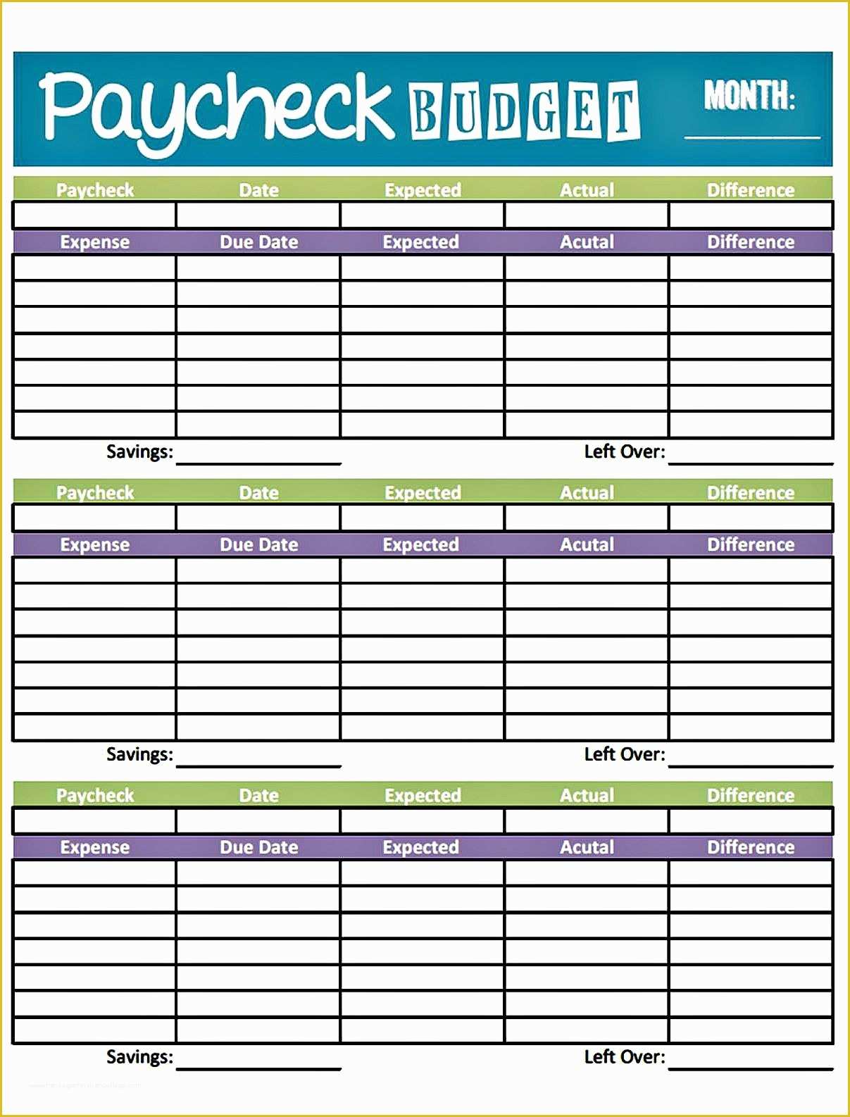 Free Budget Template Of Bud Worksheet Printable