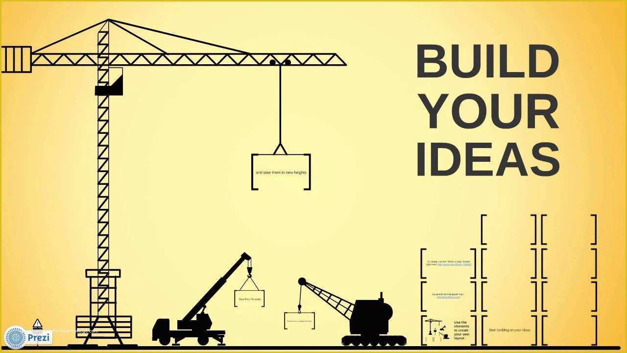Free Building Templates Of Build Your Ideas Free Prezi Template