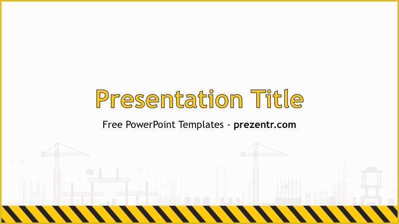 Free Building Templates Of Free Construction Powerpoint Template Prezentr Ppt Templates