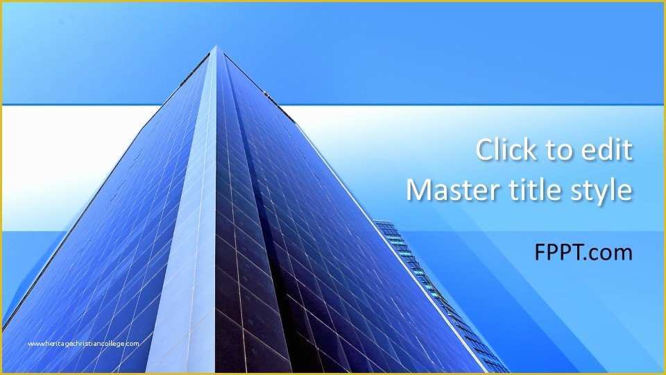 Free Building Templates Of Free Corporate Building Powerpoint Template Free
