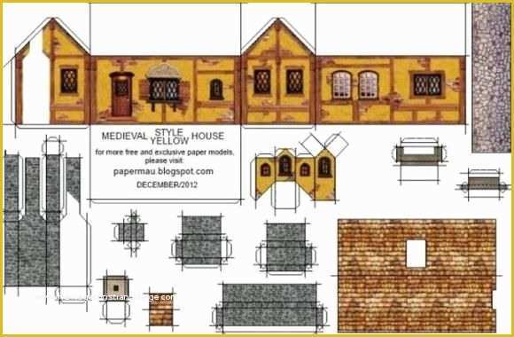 Free Building Templates Of Free Printable Miniature Templates