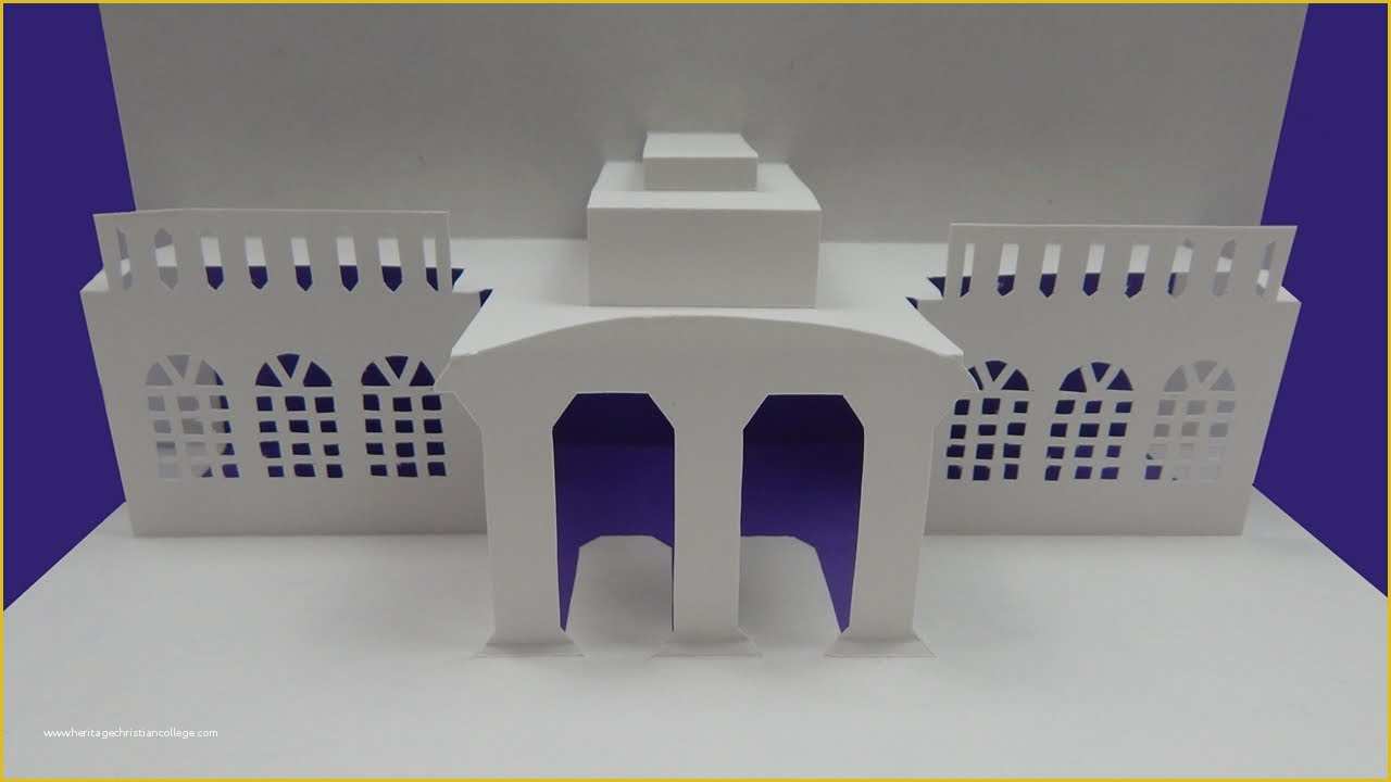 Free Building Templates Of How to Make An Architecture Pop Up Card House Building