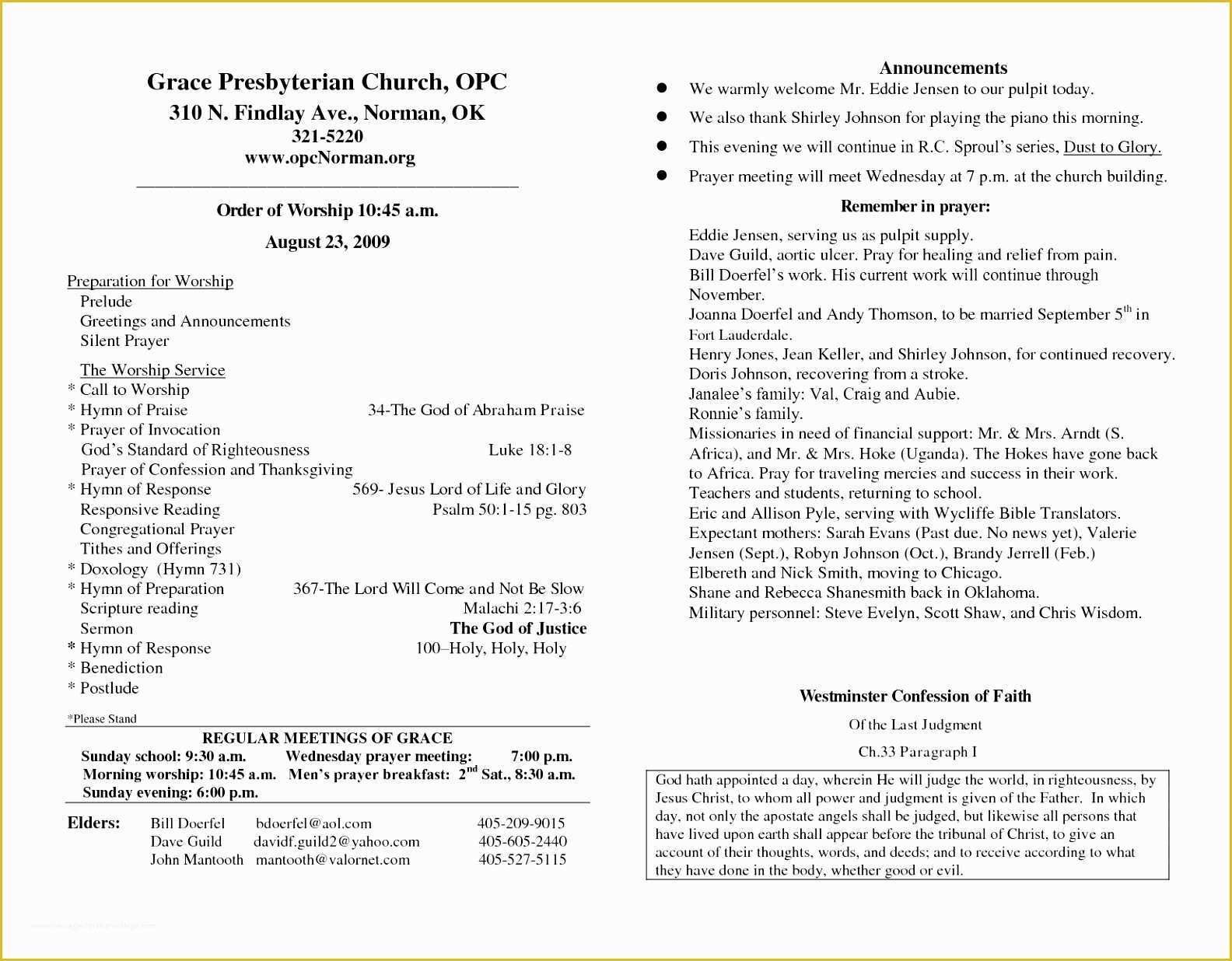 Free Bulletin Templates for Churches Of 12 Church Bulletin Template Microsoft Word Oinwy