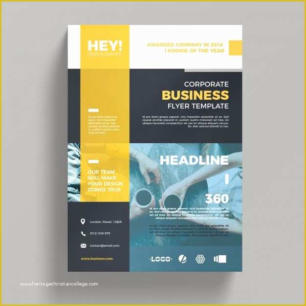Free Business Ad Template Of Creative Corporate Business Flyer Template Psd File