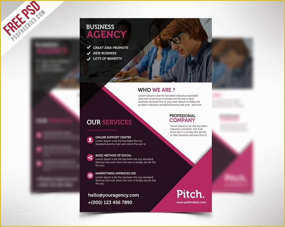 Free Business Ad Template Of Free Flyer Templates Psd From 2016 Css Author