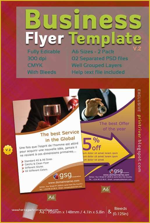 Free Business Advertising Templates Of 35 attractive Free Flyer Templates and Designs for