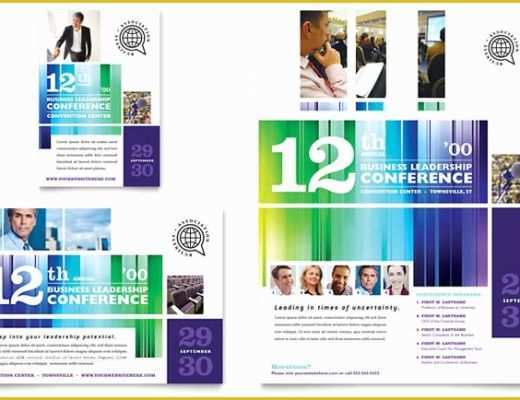 Free Business Advertising Templates Of Business Leadership Conference Flyer &amp; Ad Template Design