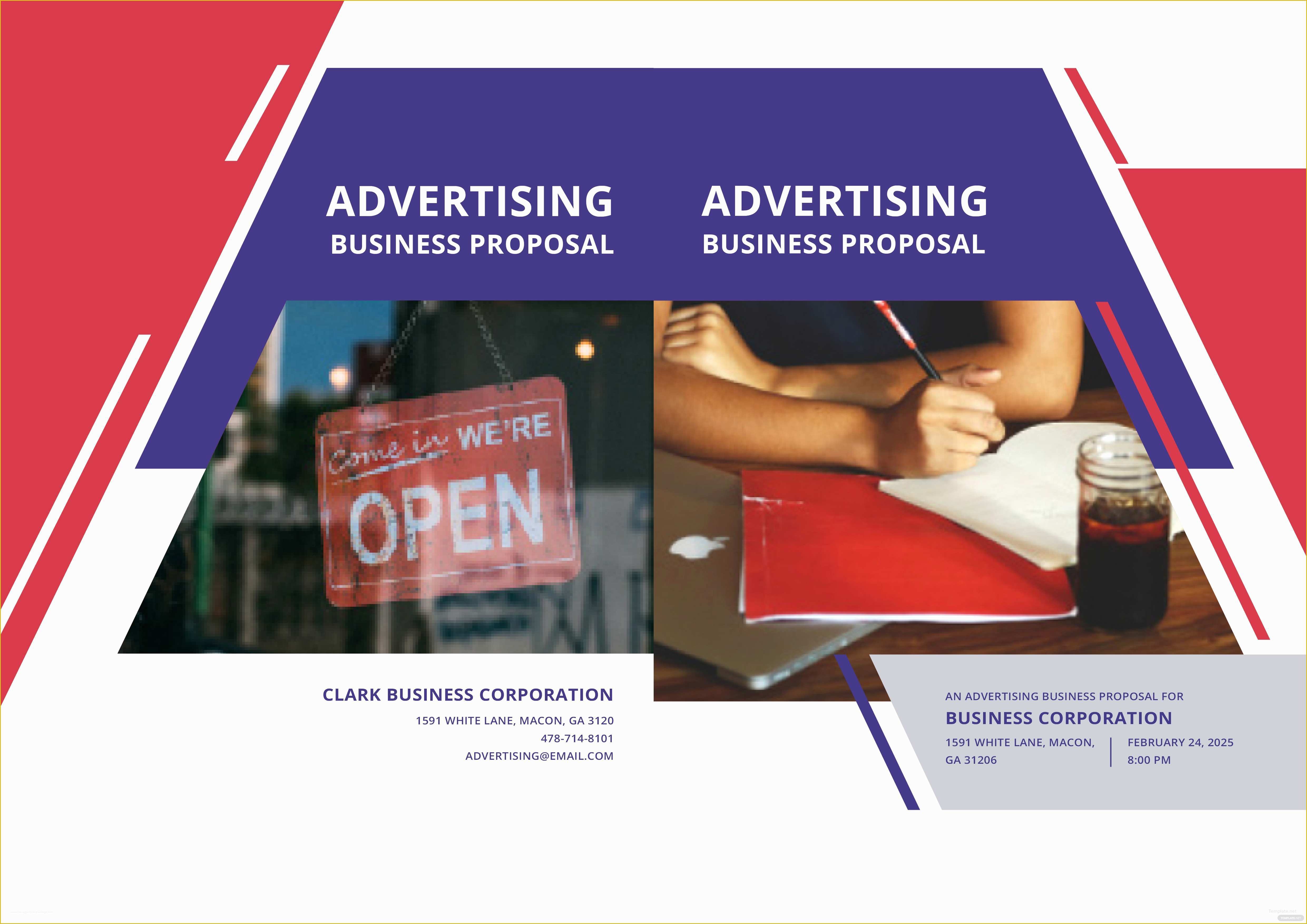 Free Business Advertising Templates Of Free Advertising Business Proposal Template In Adobe