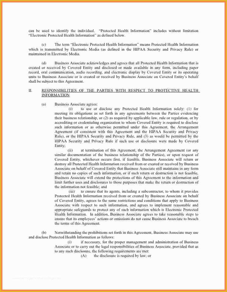 Free Business associate Agreement Template 2017 Of 5 Hipaa Business associate Agreement Template 2017