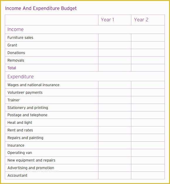 Free Business Budget Template Of 10 Yearly Bud Samples