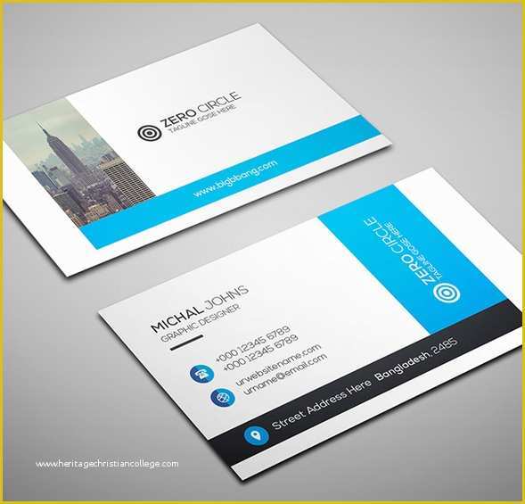 Free Business Card Design Templates Of 27 Free Print Ready Psd Business Card Templates
